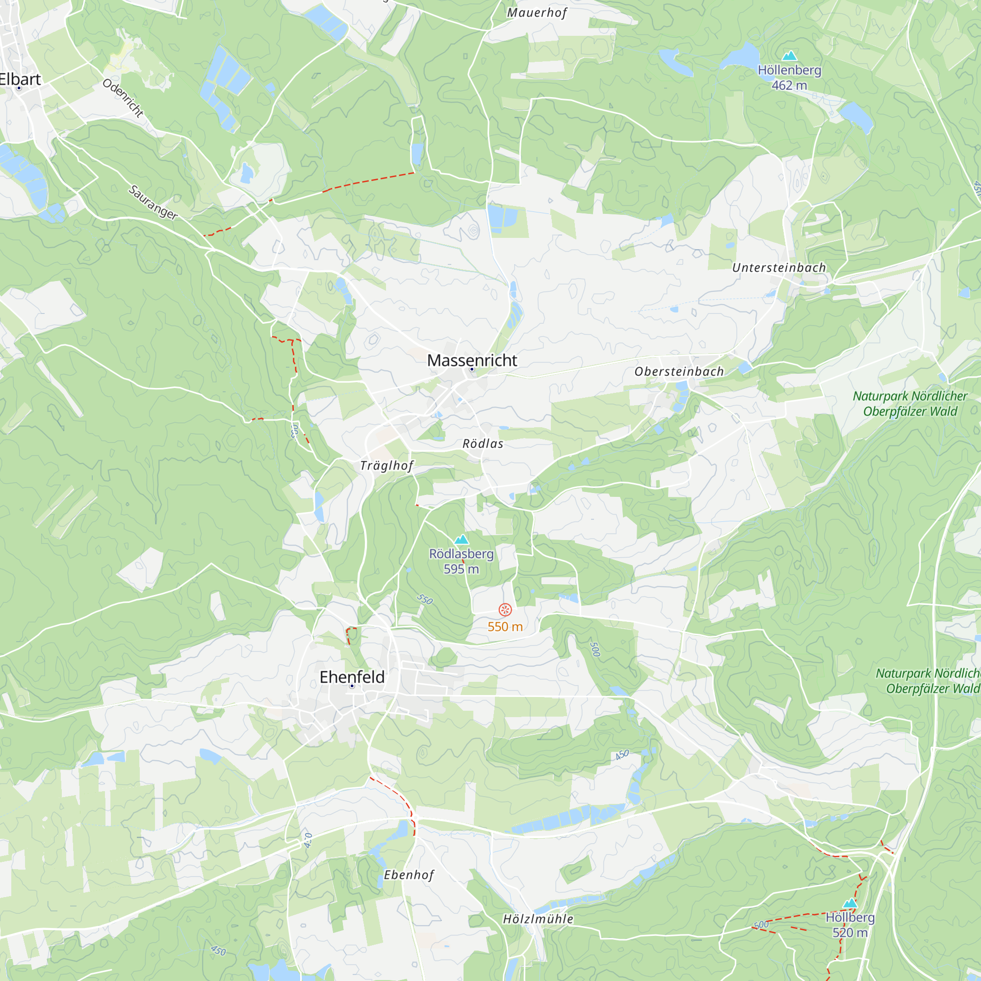 Rödlaser Berghütte map