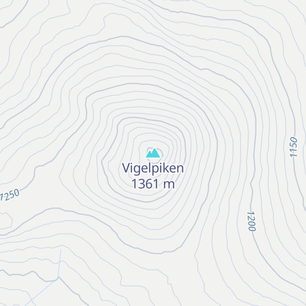Map of Vigelpiken