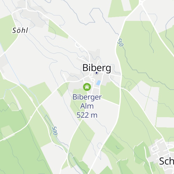 Map of Biberger Alm