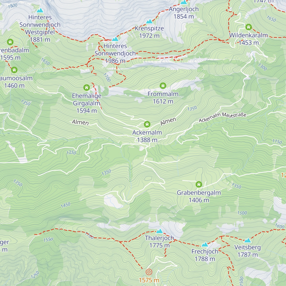 Ackernalm map