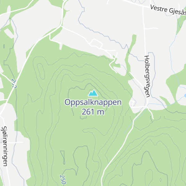 Map of Oppsalknappen