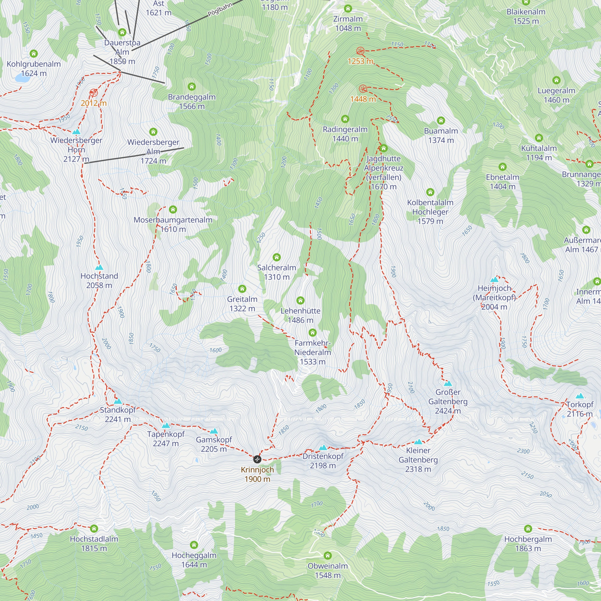 Lehenhütte map