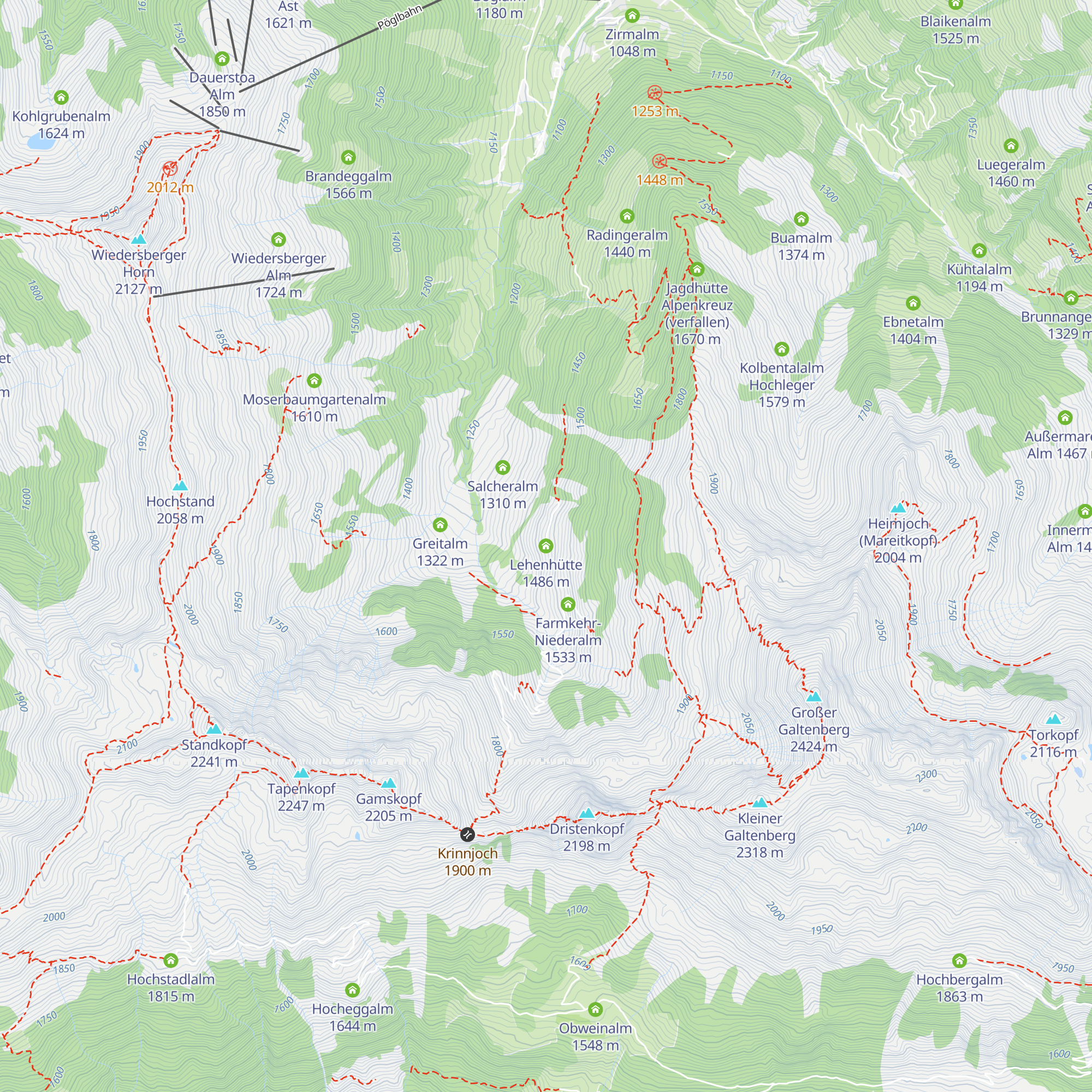 Lehenhütte map