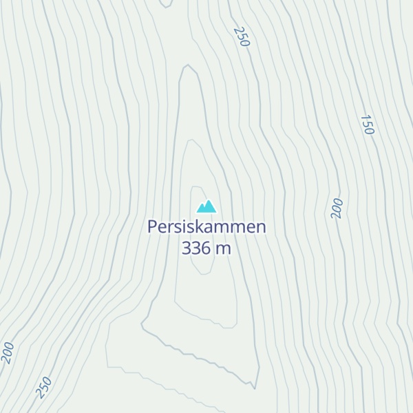 Map of Persiskammen