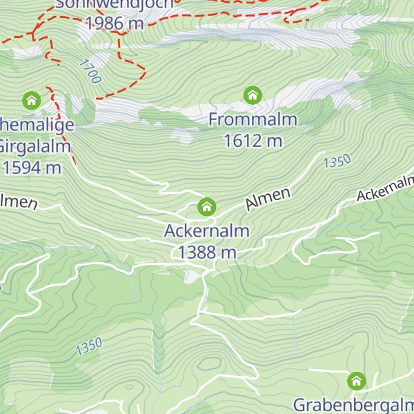 Map of Ackernalm