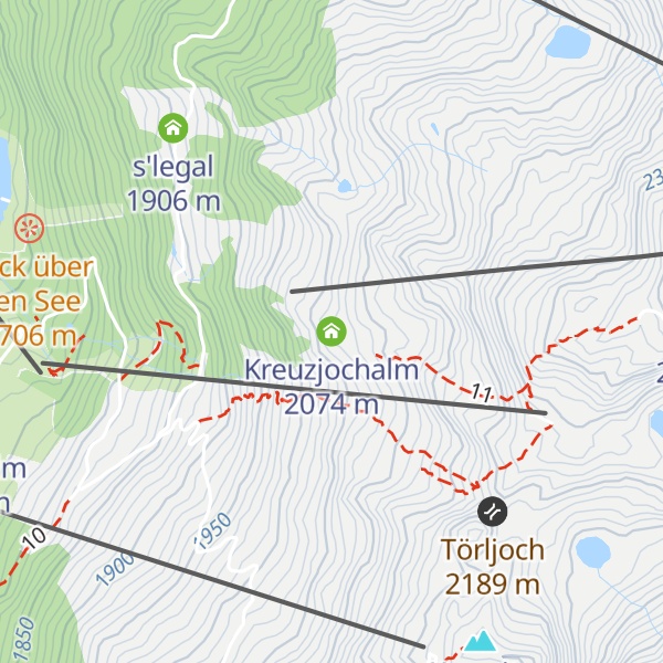 Map of Kreuzjochalm