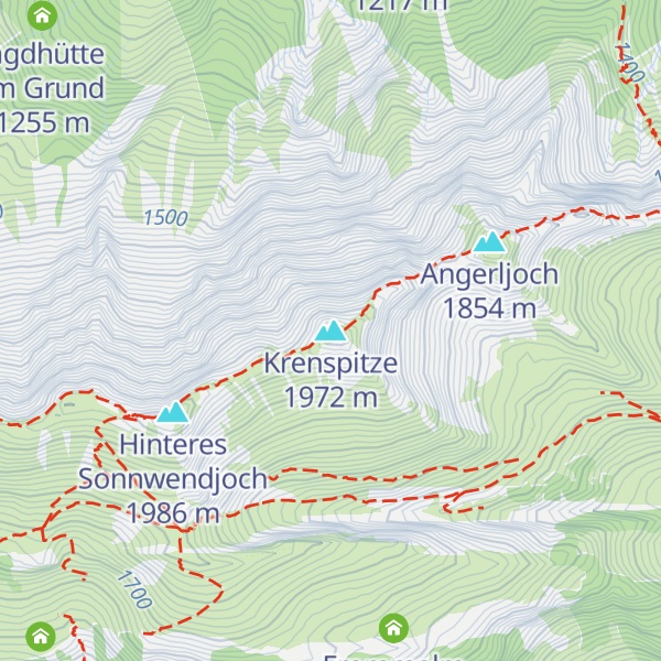 Map of Krenspitze