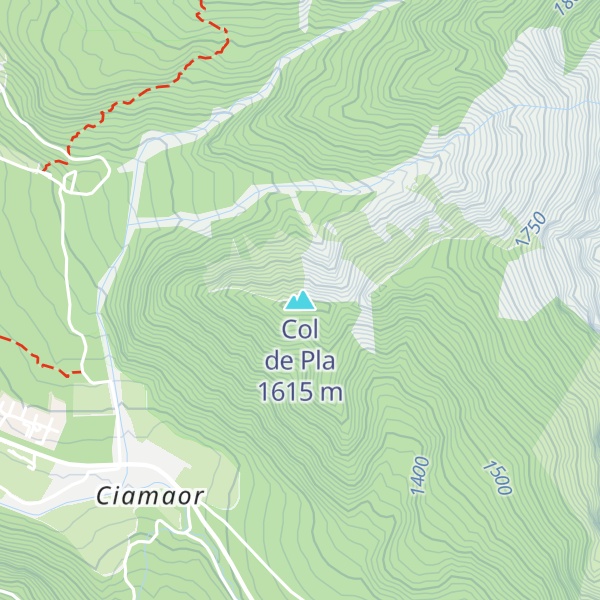 Map of Col de Pla
