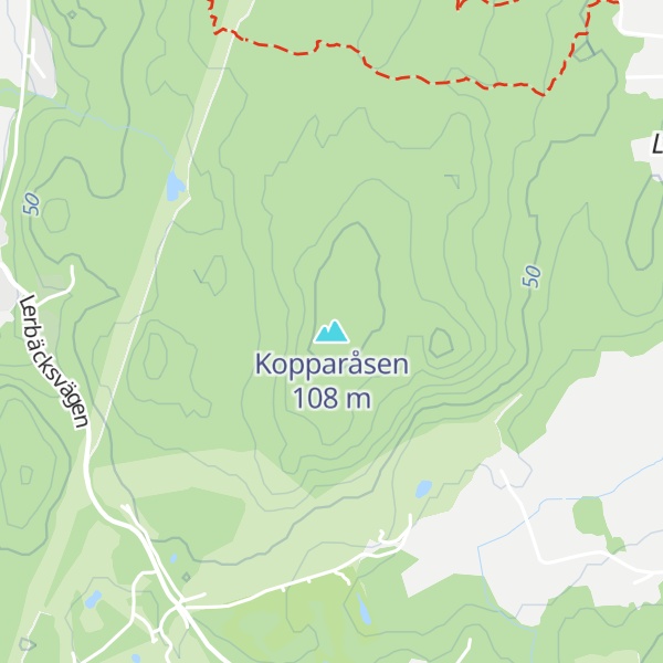 Map of Kopparåsen