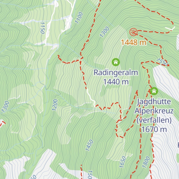 Map of Stettaueralm