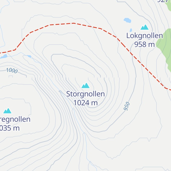 Map of Storgnollen
