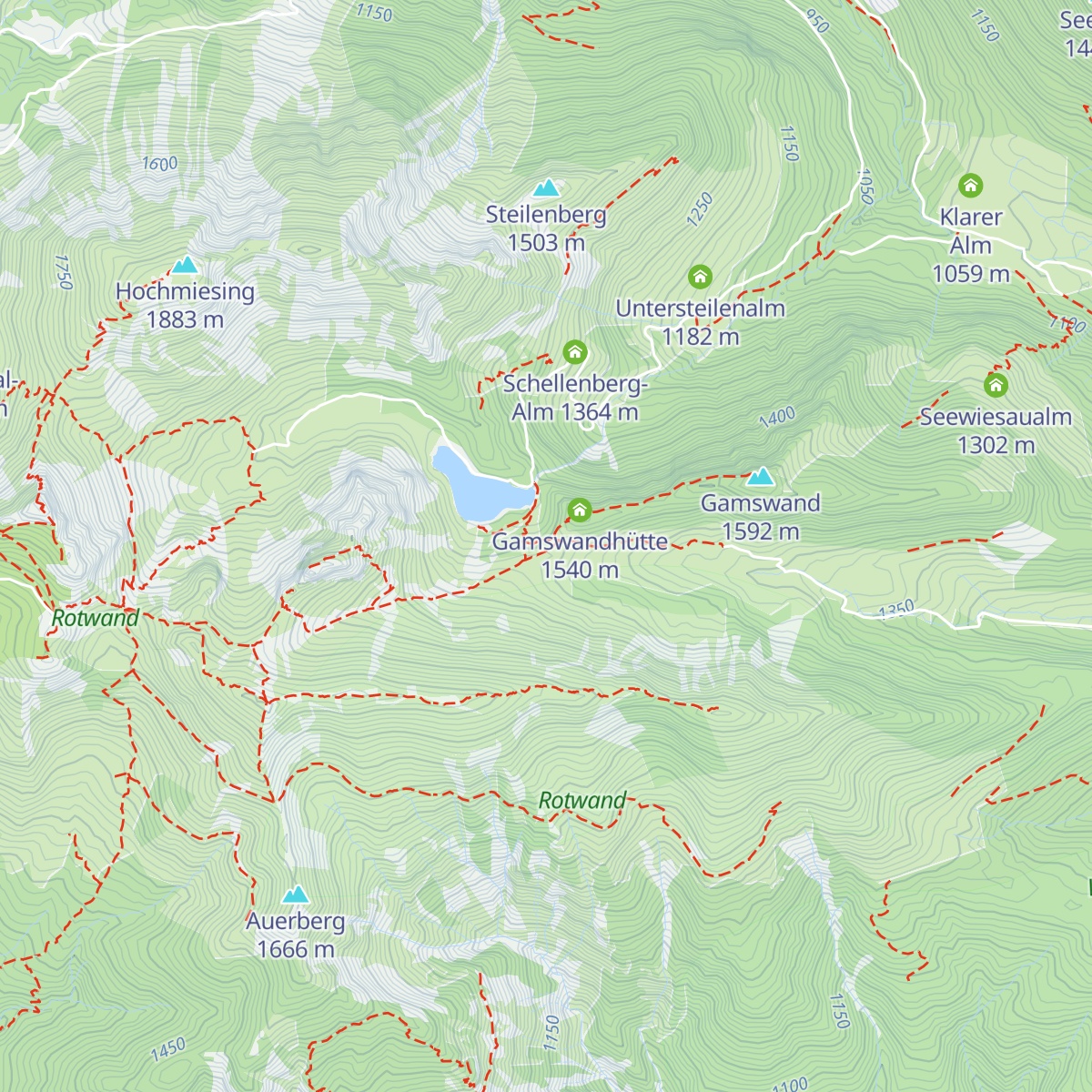 Ruchenkopf-Hütte map