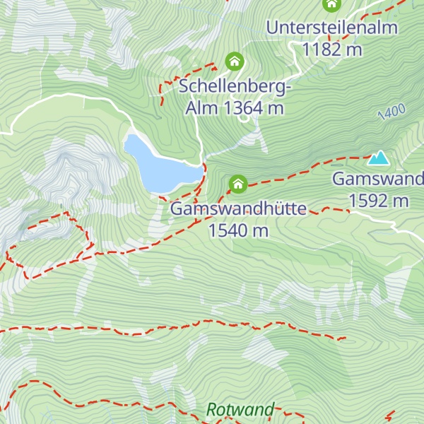 Map of Ruchenkopf-Hütte