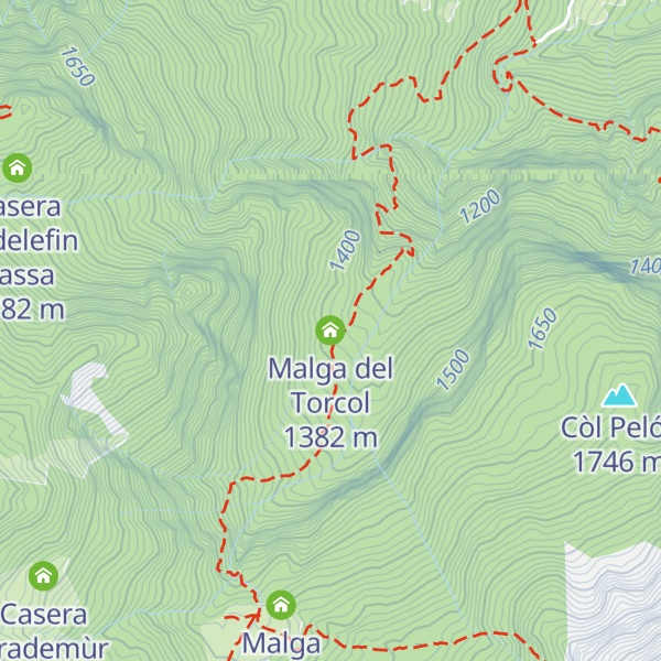 Map of Malga del Torcol