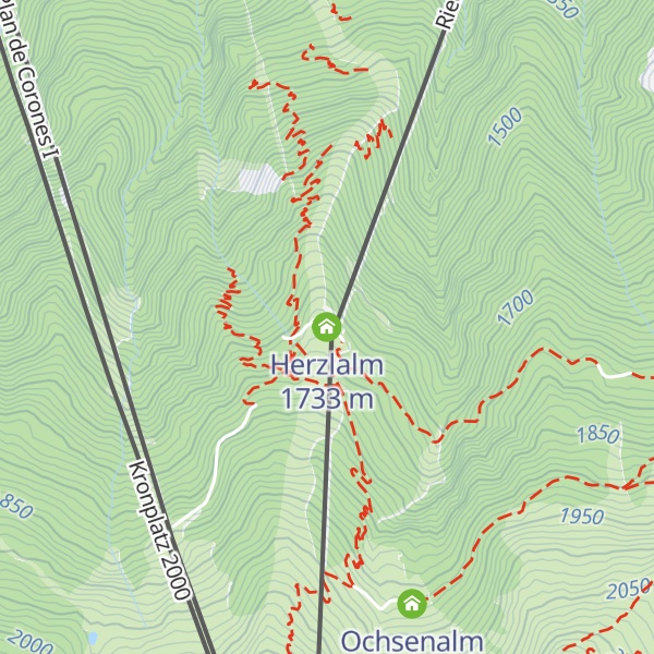 Map of Herzlalm