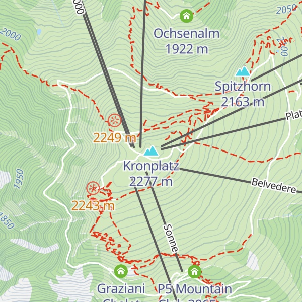 Map of Kronplatz