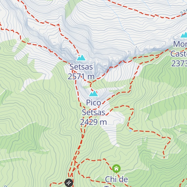 Map of Pico Setsas