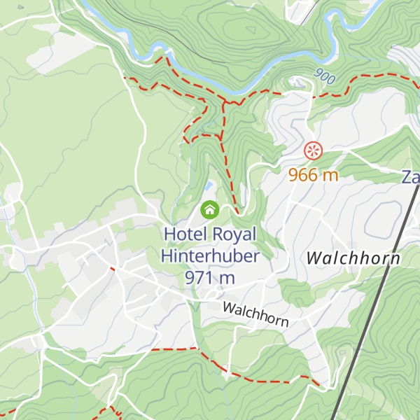 Map of Hotel Royal Hinterhuber