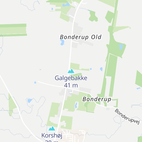 Map of Galgebakke