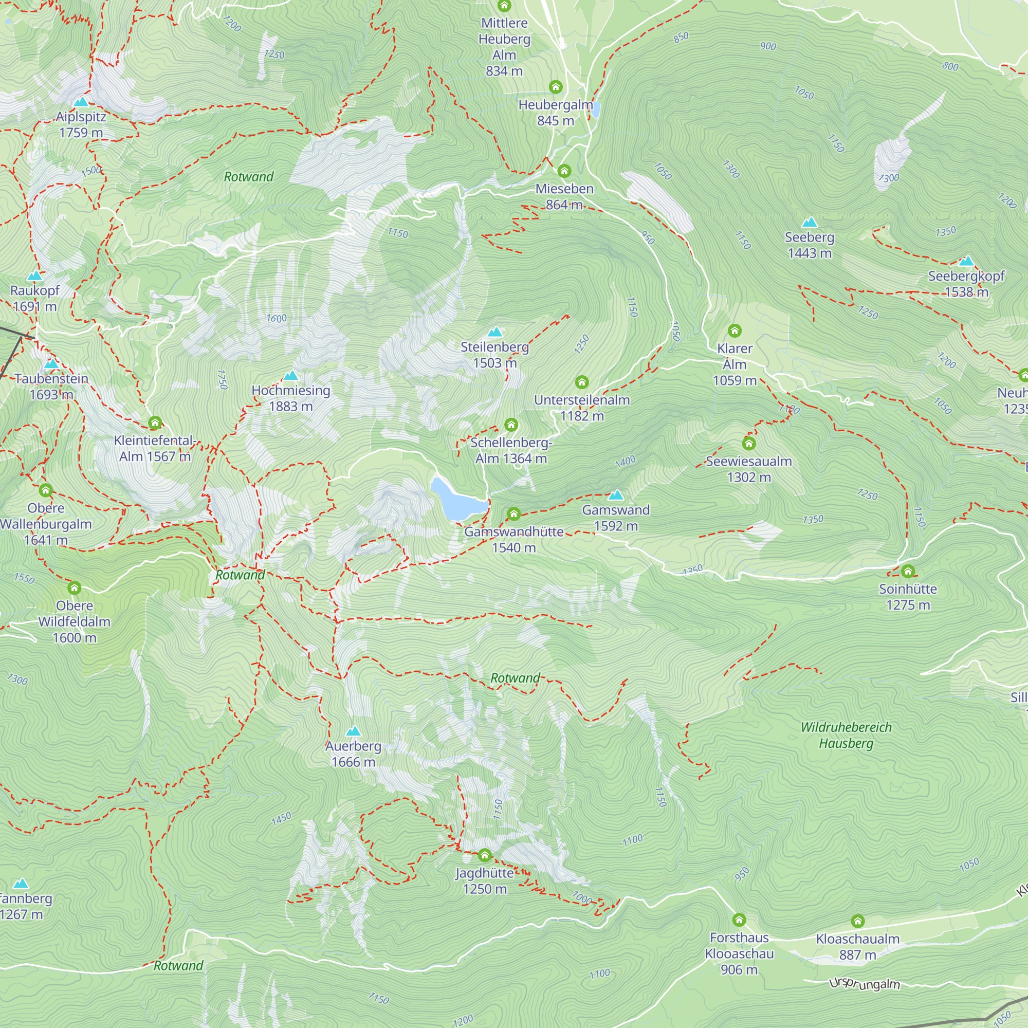 Gamswandhütte map