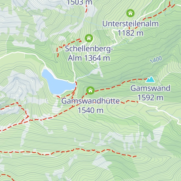 Map of Gamswandhütte