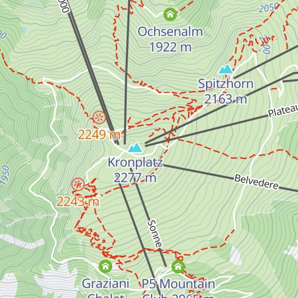 Map of Kron-Restaurant