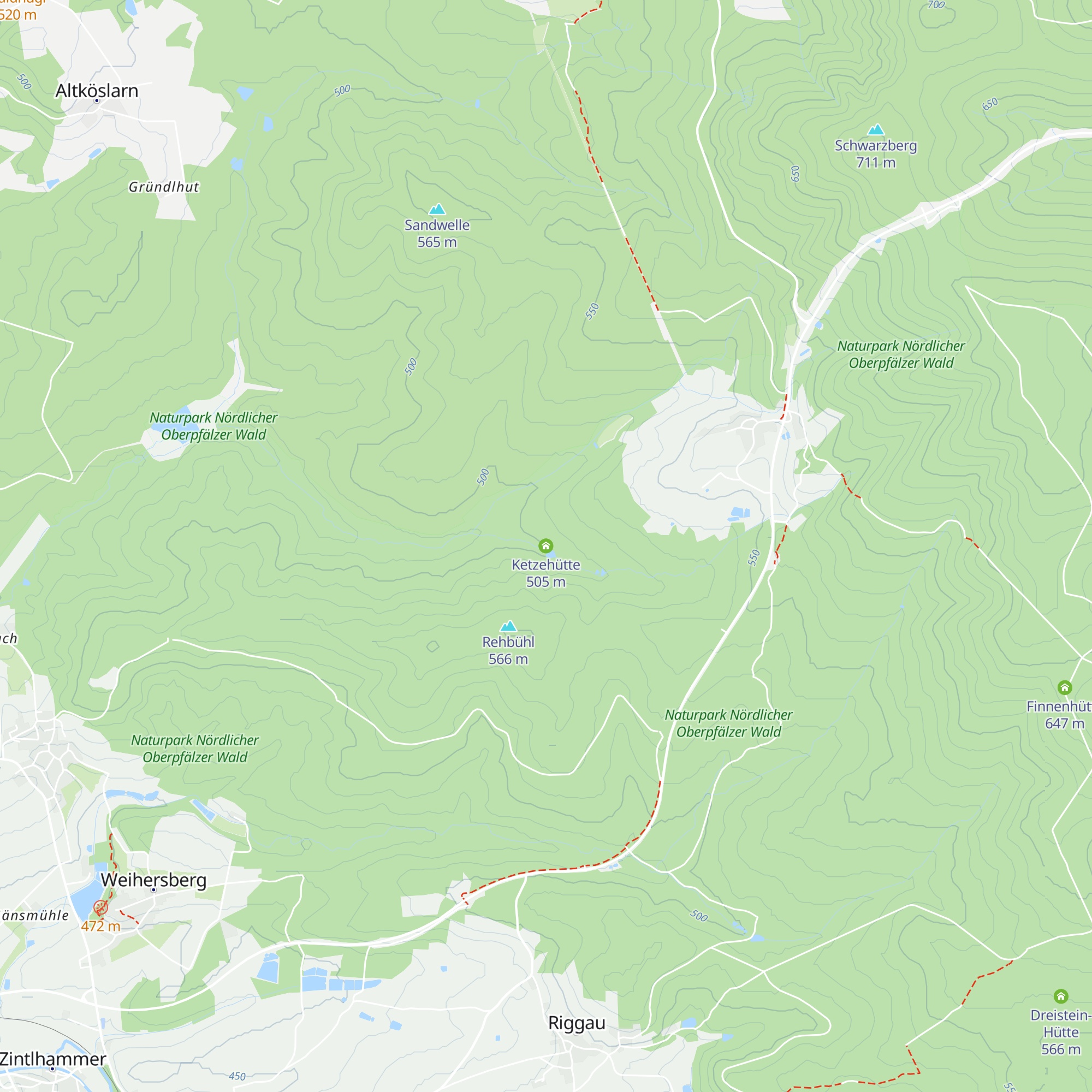 Ketzehütte map