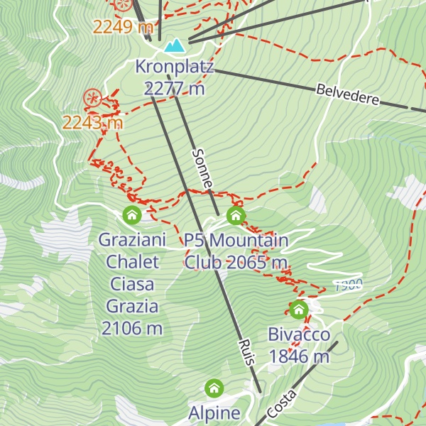 Map of Sonne Pizza Stop