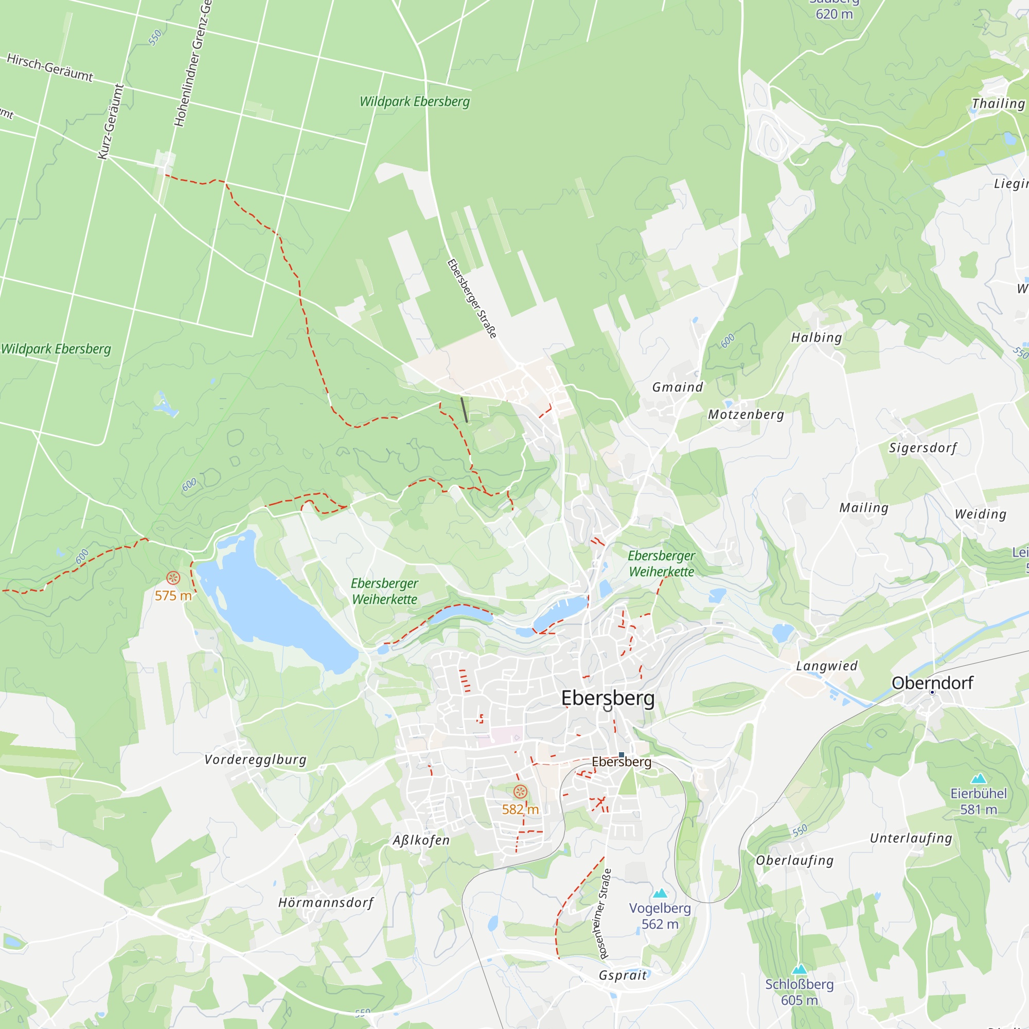 Ebersberger Alm map