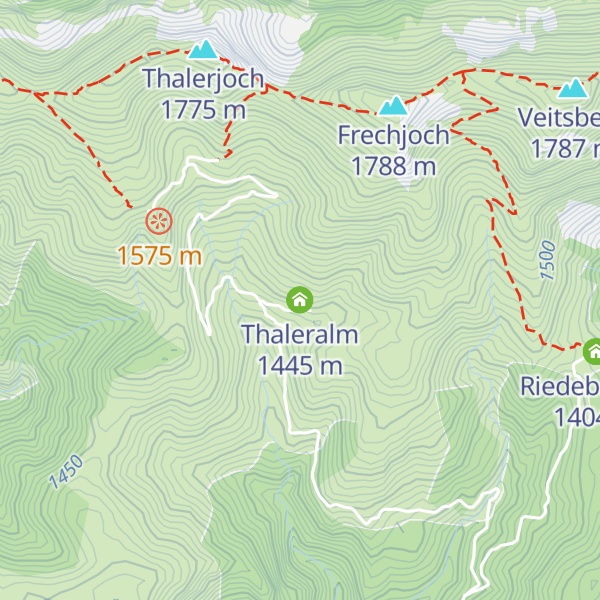Map of Thaleralm