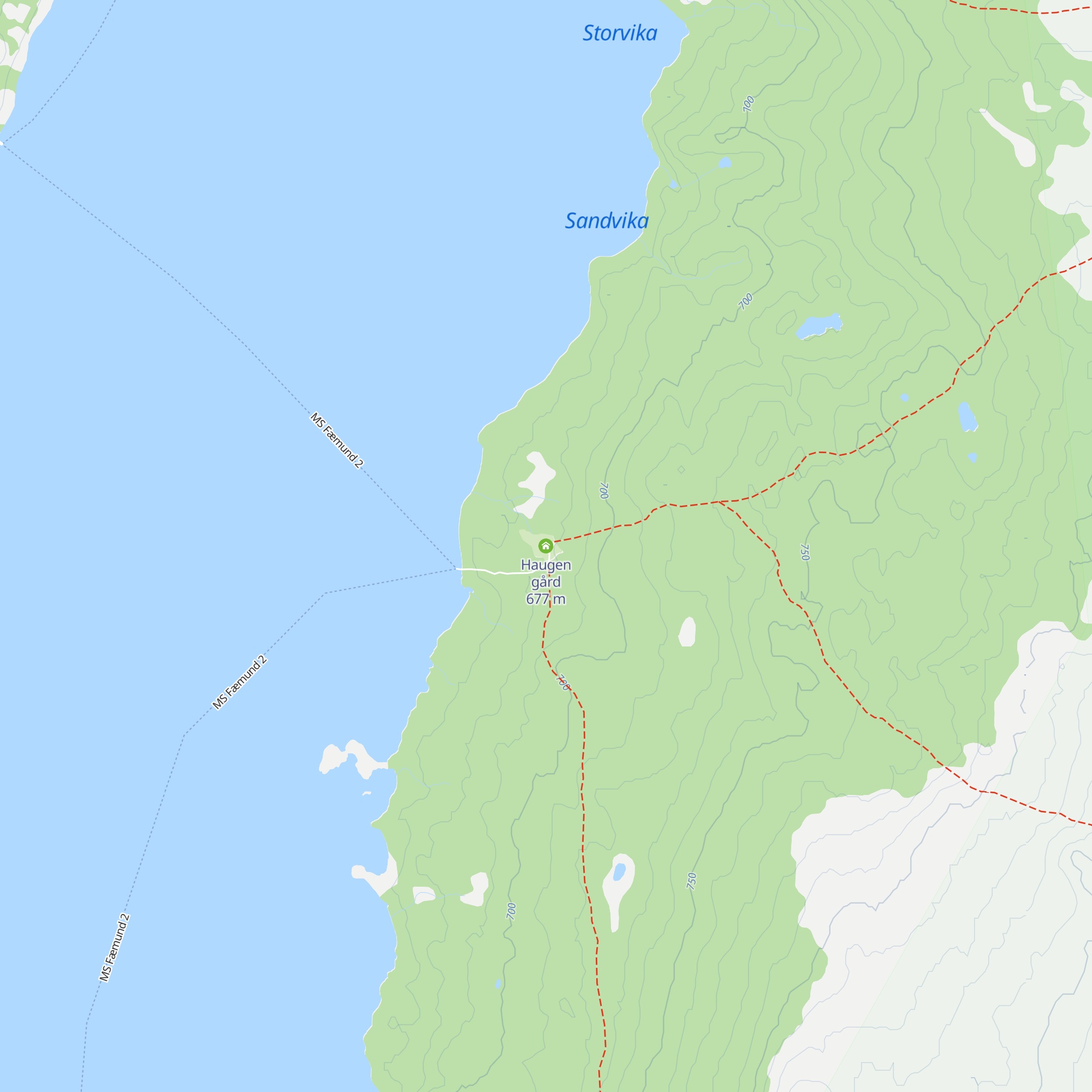 Haugen gård map