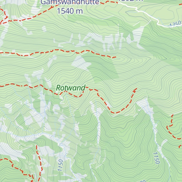 Map of Ehem. Niederhoferalm
