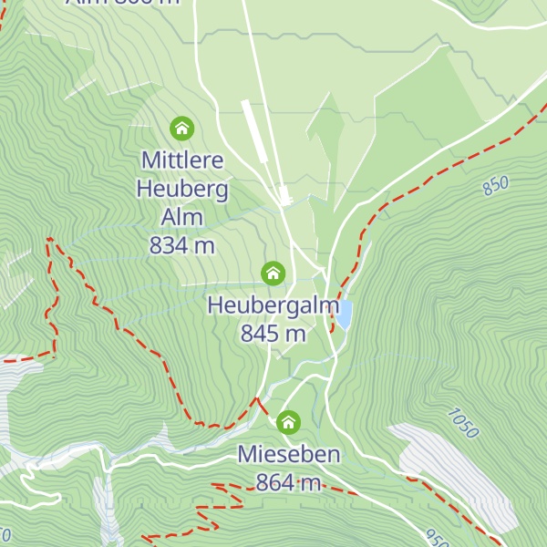 Map of Heubergalm