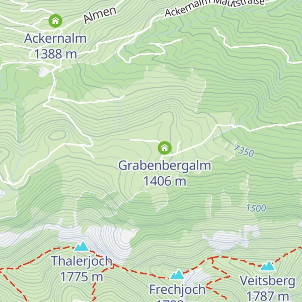 Map of Grabenbergalm