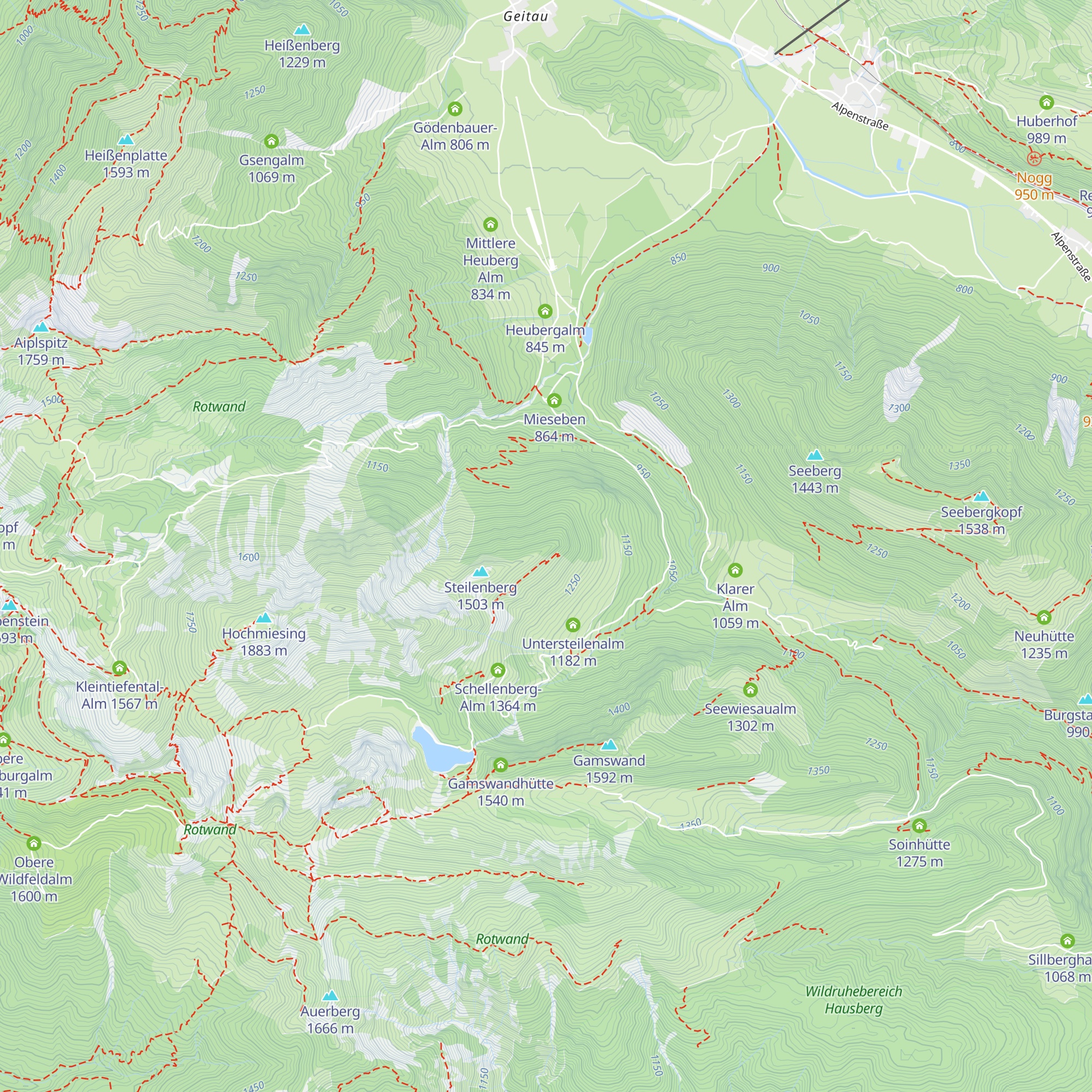 Steilenberg Diensthütte map