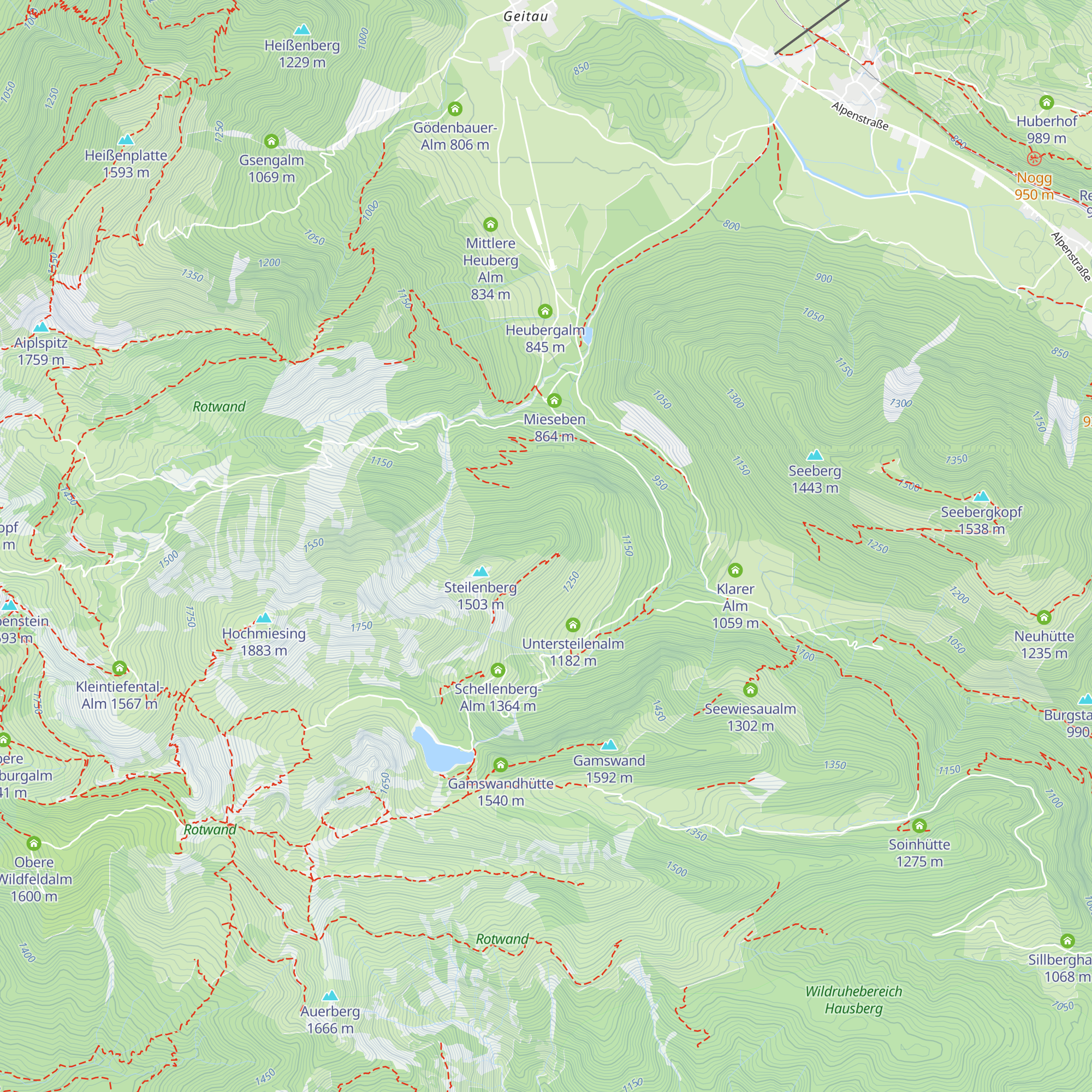 Steilenberg Diensthütte map
