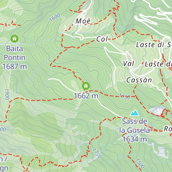 Map of Rifugio Migon