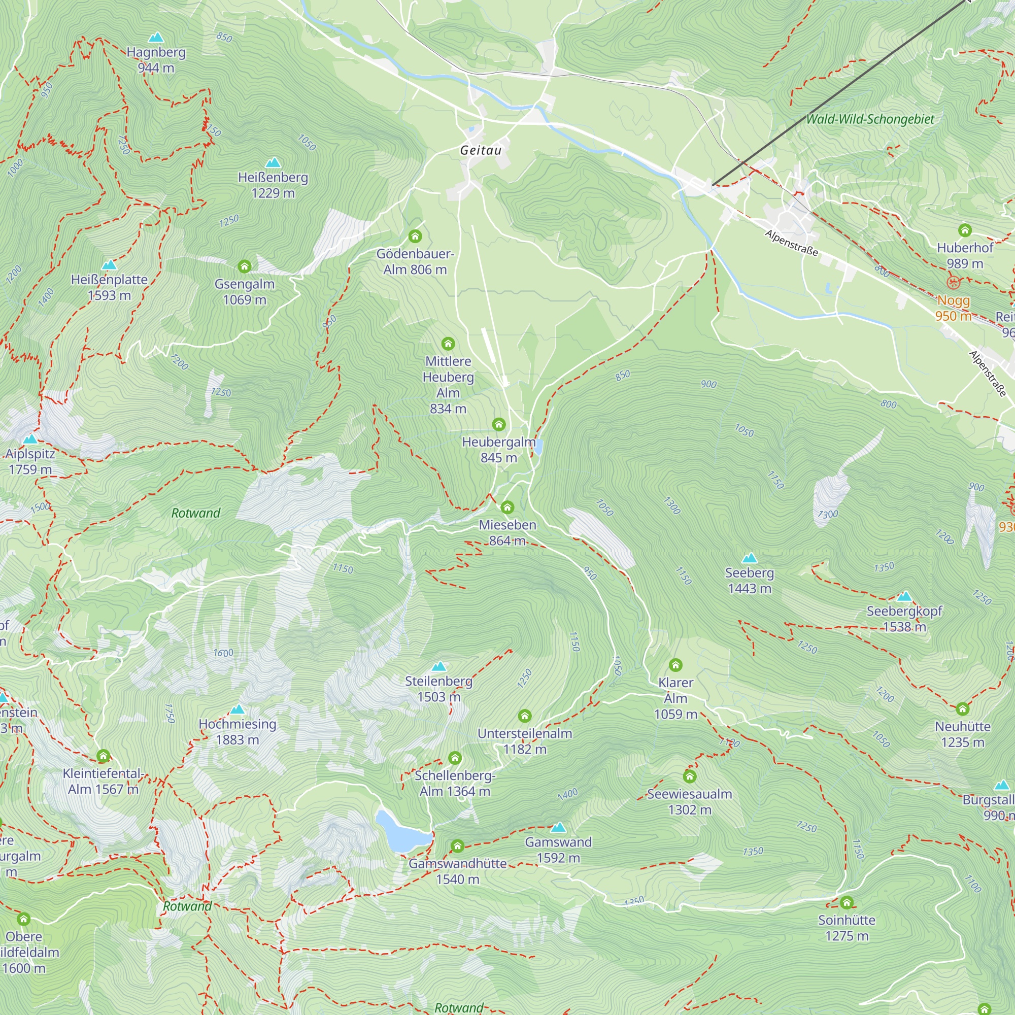 Mieseben map