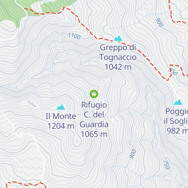 Map of Rifugio C. del Guardia
