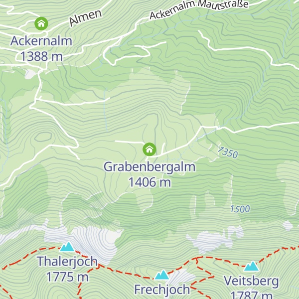 Map of Grabenbergalm