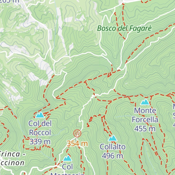 Map of Col de Spin