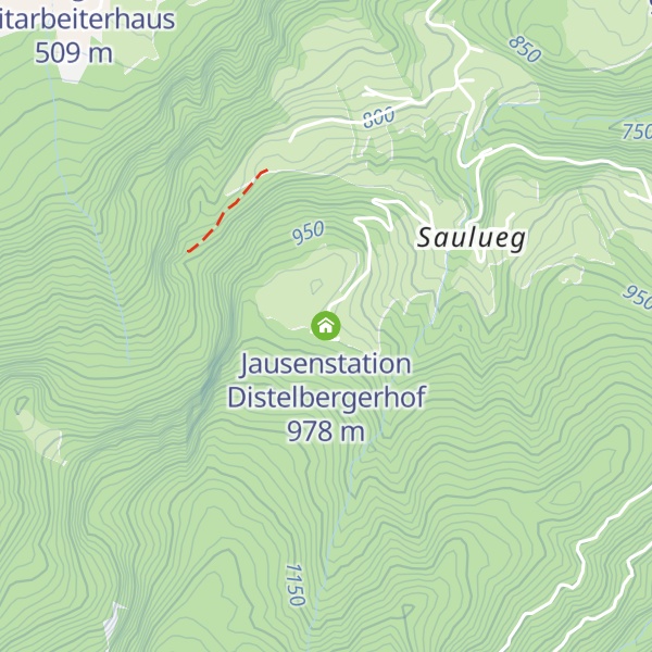Map of Jausenstation Distelbergerhof