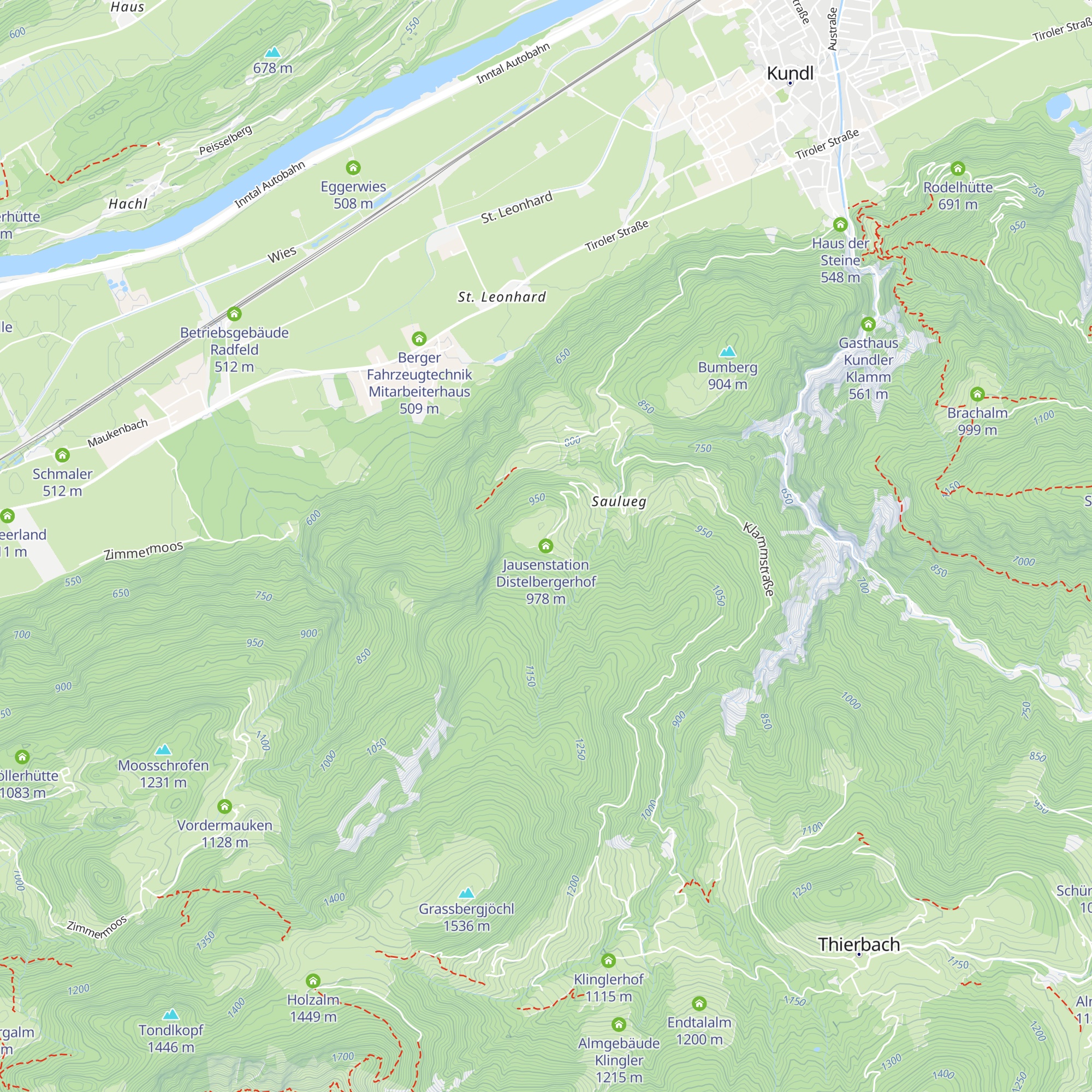 Jausenstation Distelbergerhof map