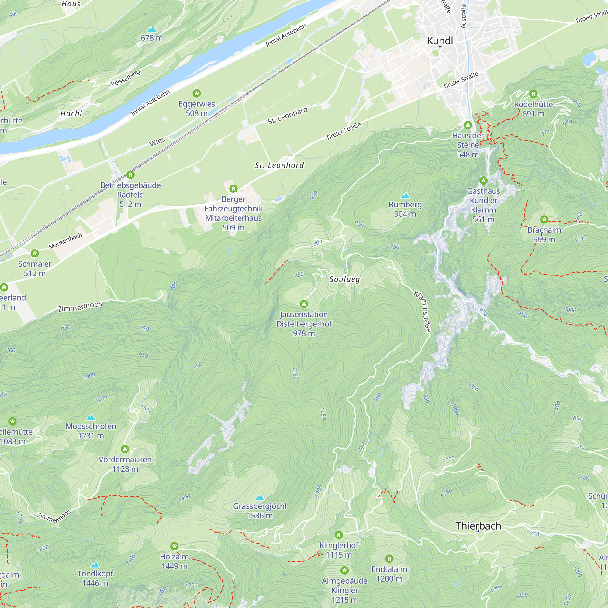 Jausenstation Distelbergerhof map