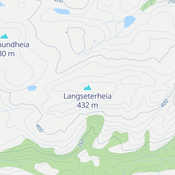 Map of Langseterheia