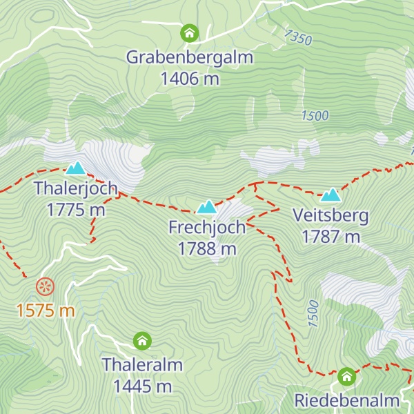 Map of Frechjoch