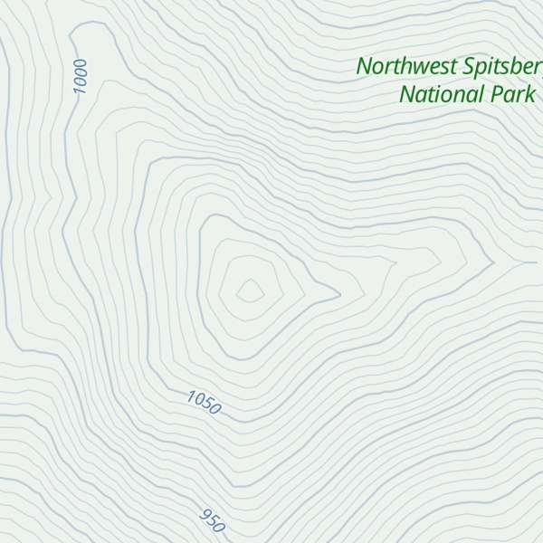 Map of Jäderinfjellet