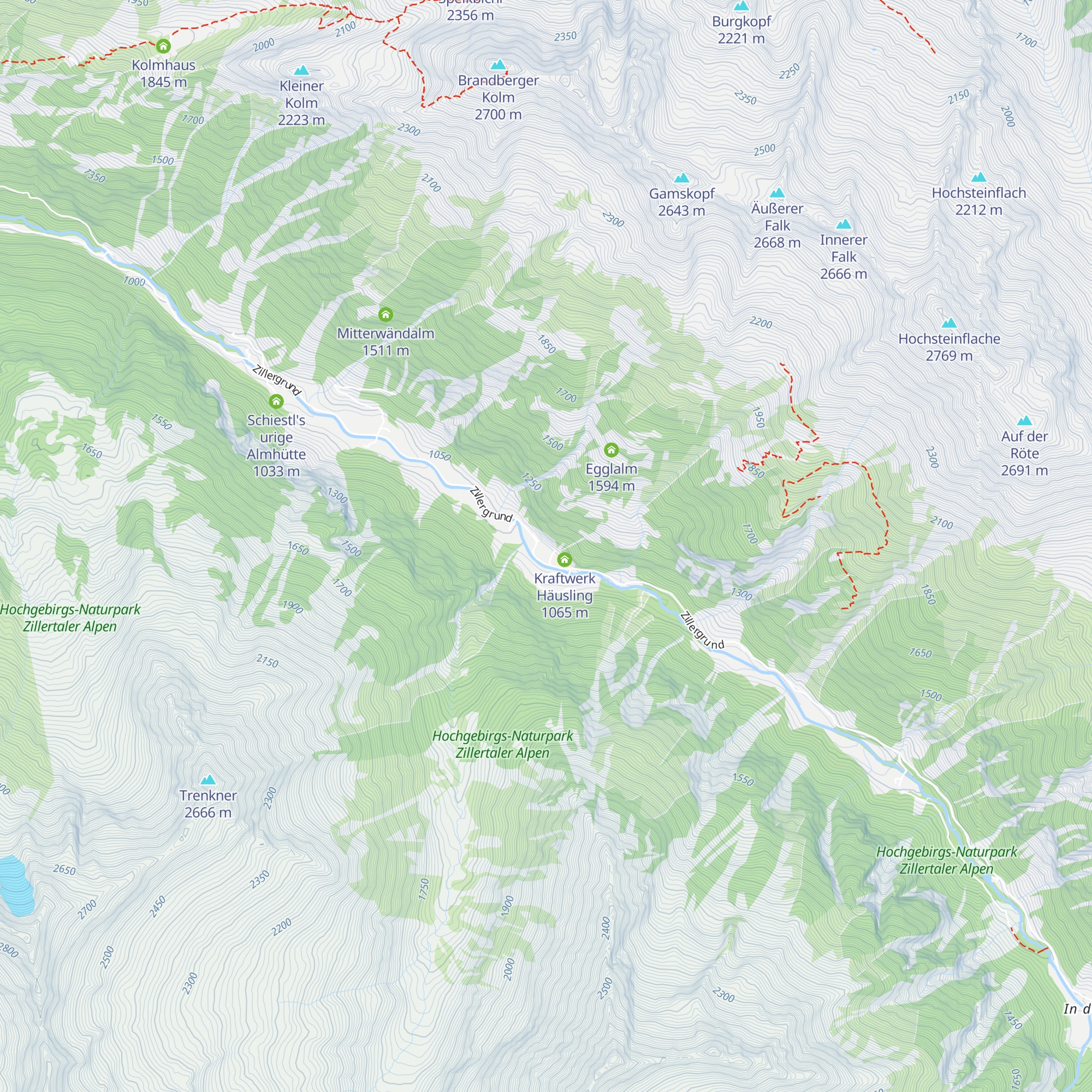 Almgasthof Häusling map