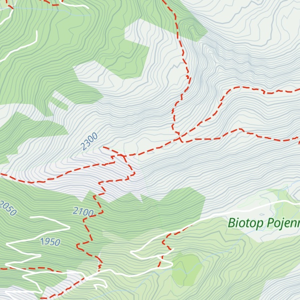 Map of Obersteiner Holm - Cima di Sassalto