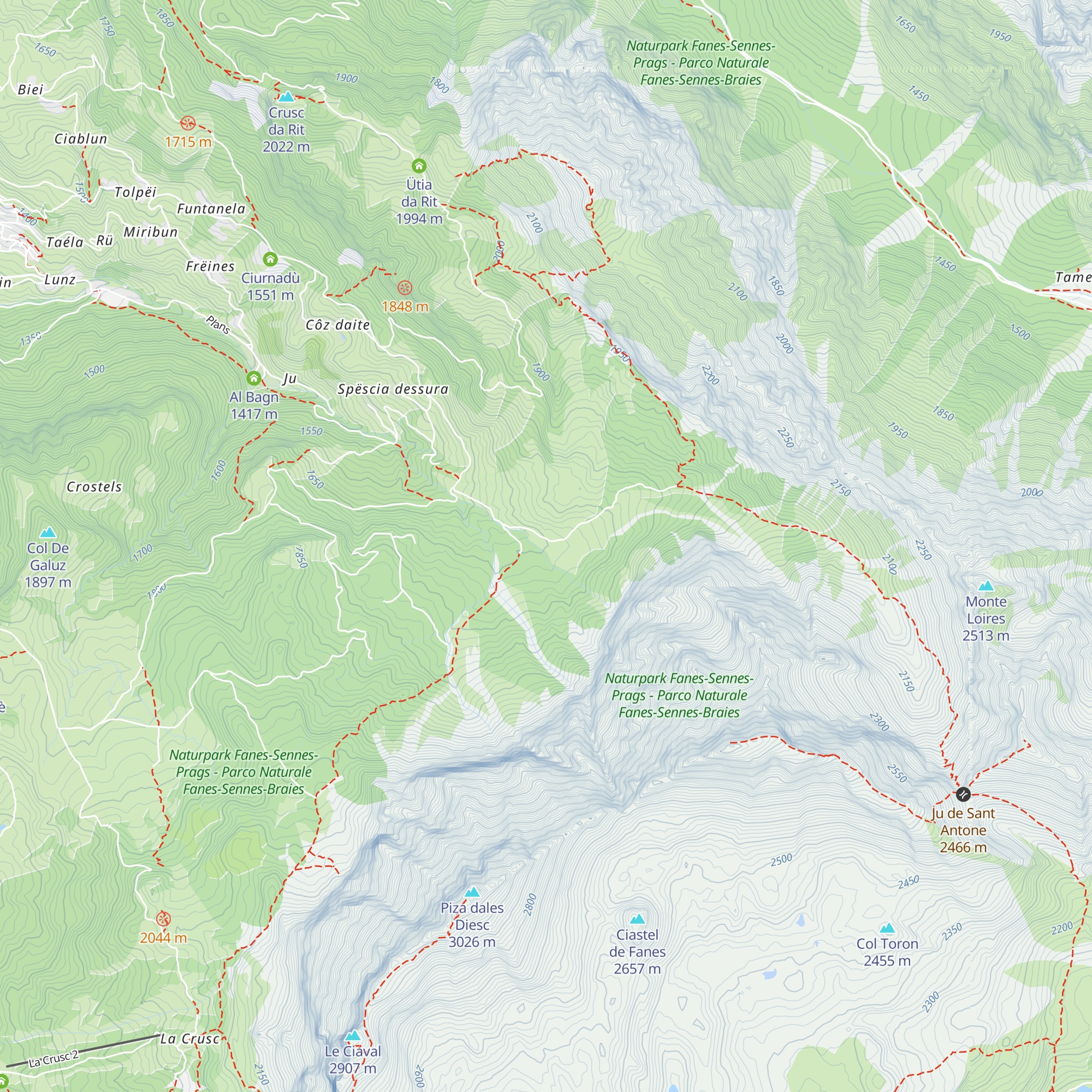 Ciamplorat map